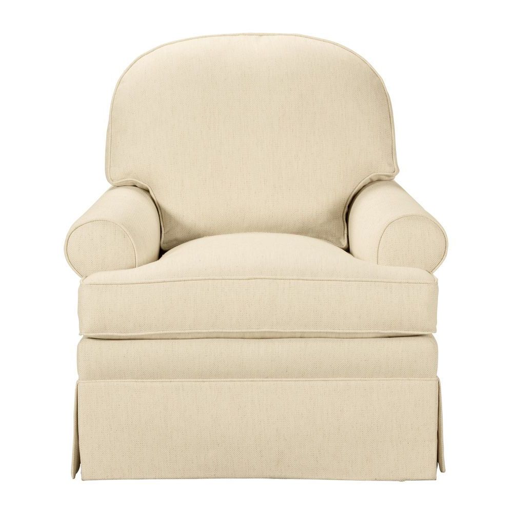 Preferred Devonshire Chair – Ethan Allen Us Navy Fabric Available For $1300+ Pertaining To Devon Ii Swivel Accent Chairs (View 4 of 20)