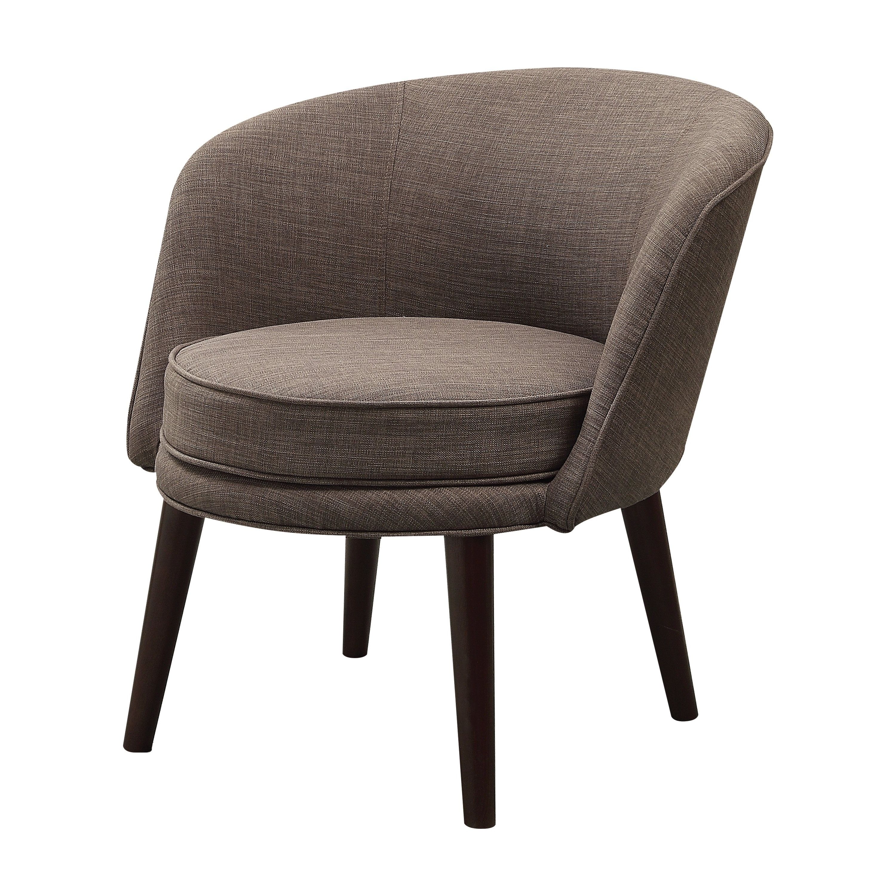 Preferred Shop Acme Amari Accent Chair In Stone Gray Linen – Free Shipping For Amari Swivel Accent Chairs (View 6 of 20)