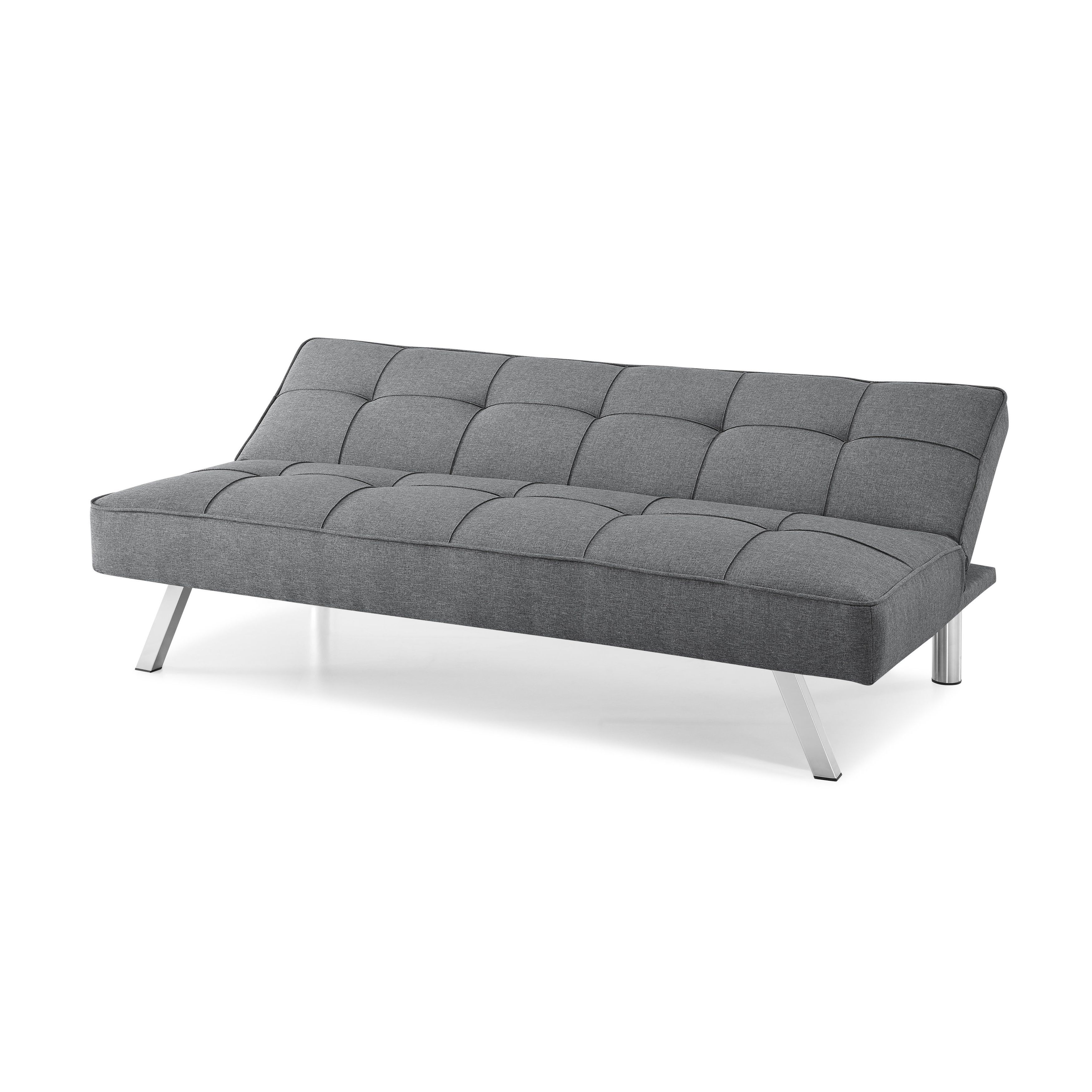 Well Known Cohen Foam Oversized Sofa Chairs Regarding Shop Serta Charlie Tufted Grey Upholstered Convertible Sofa – Free (View 20 of 20)