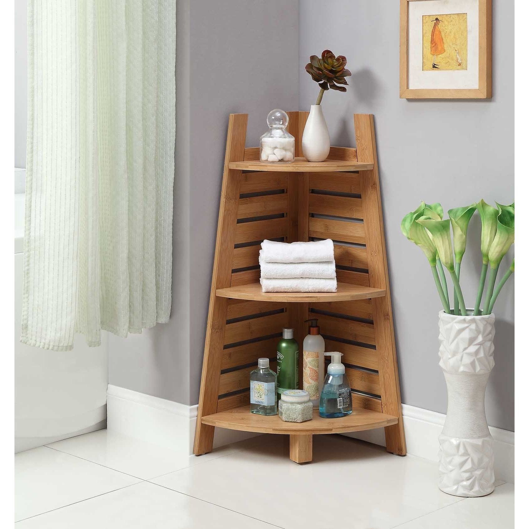 2019 Buy Linen Tower Bathroom Cabinets & Storage Online At Regarding Arminta Wood Sideboards (View 18 of 20)
