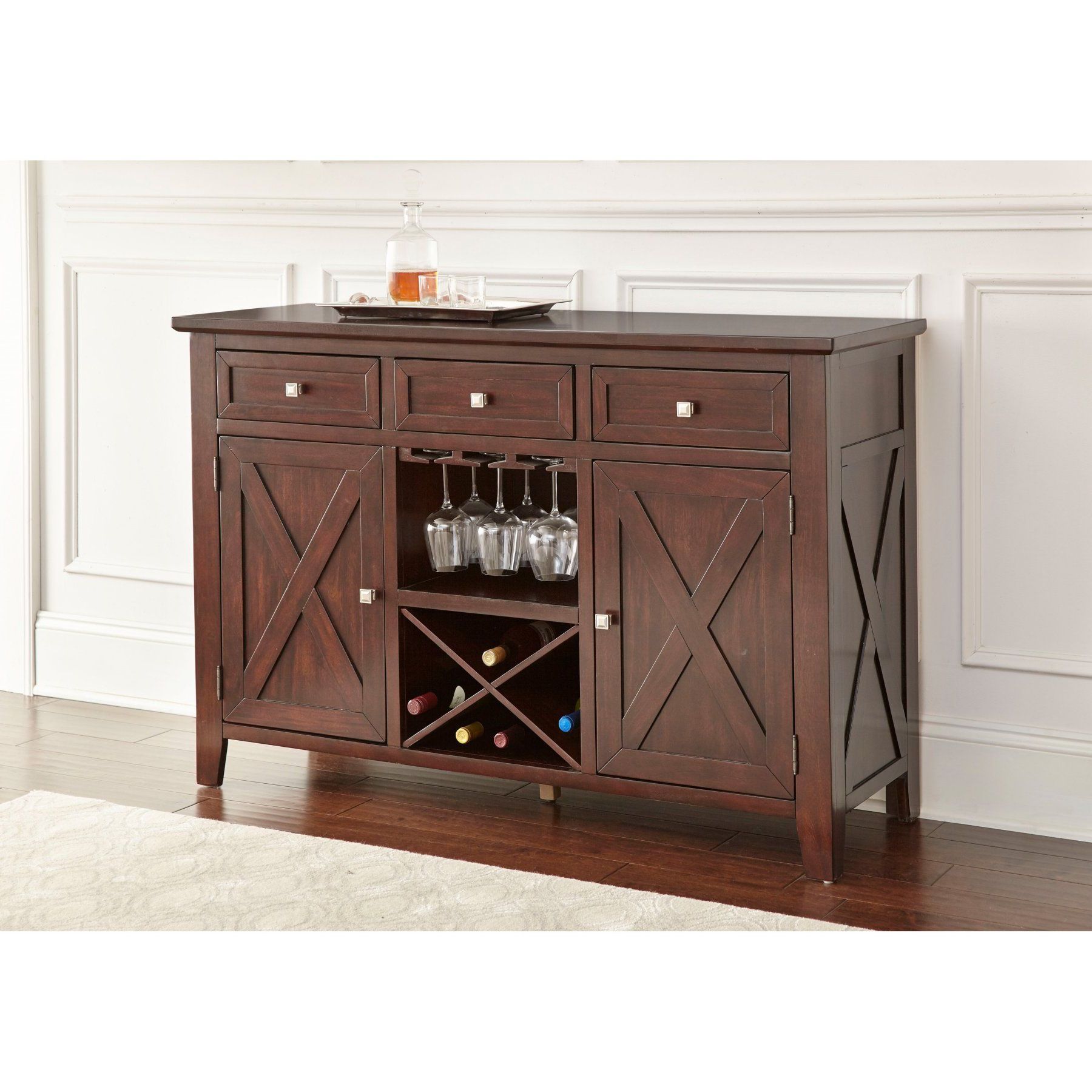 2019 Payton Serving Sideboards Throughout Steve Silver Adrian Server – Ad600sv (View 8 of 20)