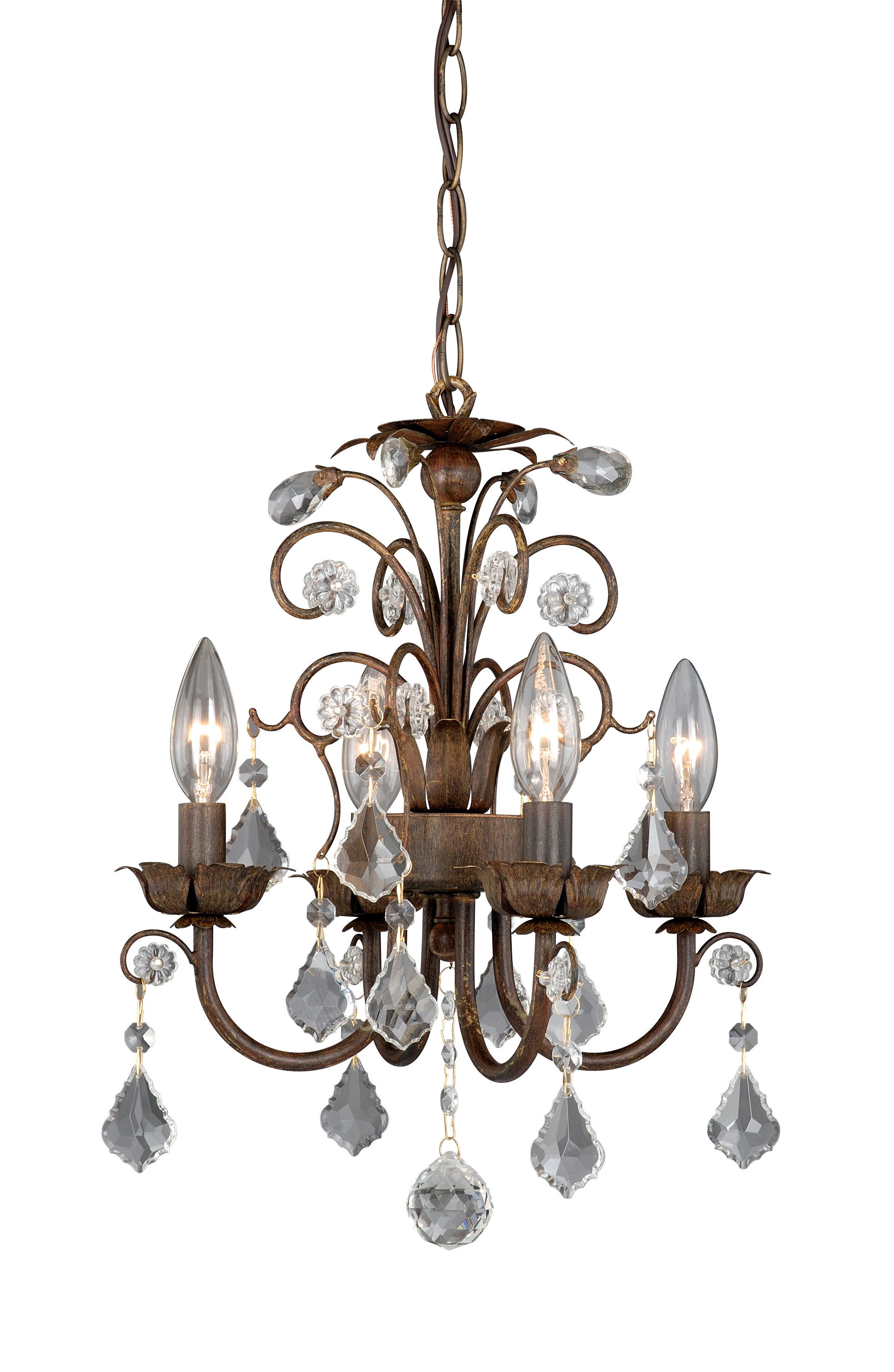 2020 Aldora 4 Light Candle Style Chandeliers With Laux 4 Light Candle Style Chandelier (View 7 of 20)