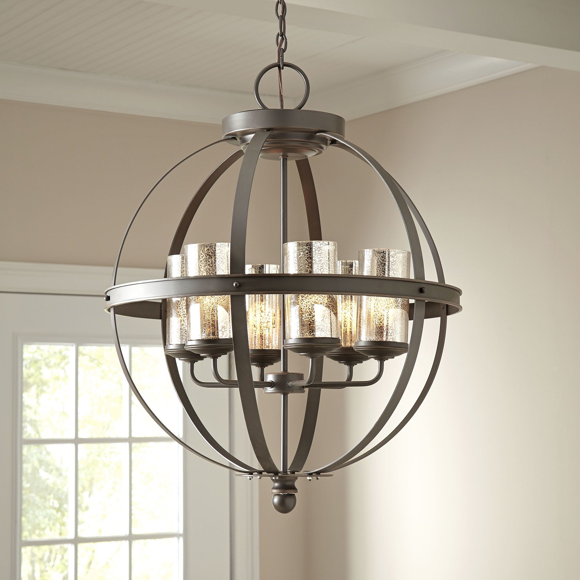 2020 Donna 6 Light Globe Chandelier Within Donna 6 Light Globe Chandeliers (Photo 1 of 20)