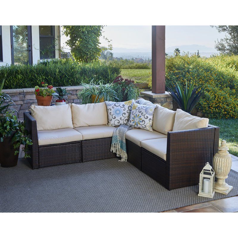 2020 Larsen Patio Sectionals With Cushions Throughout Larsen Patio Sectional With Cushions (Photo 1 of 20)