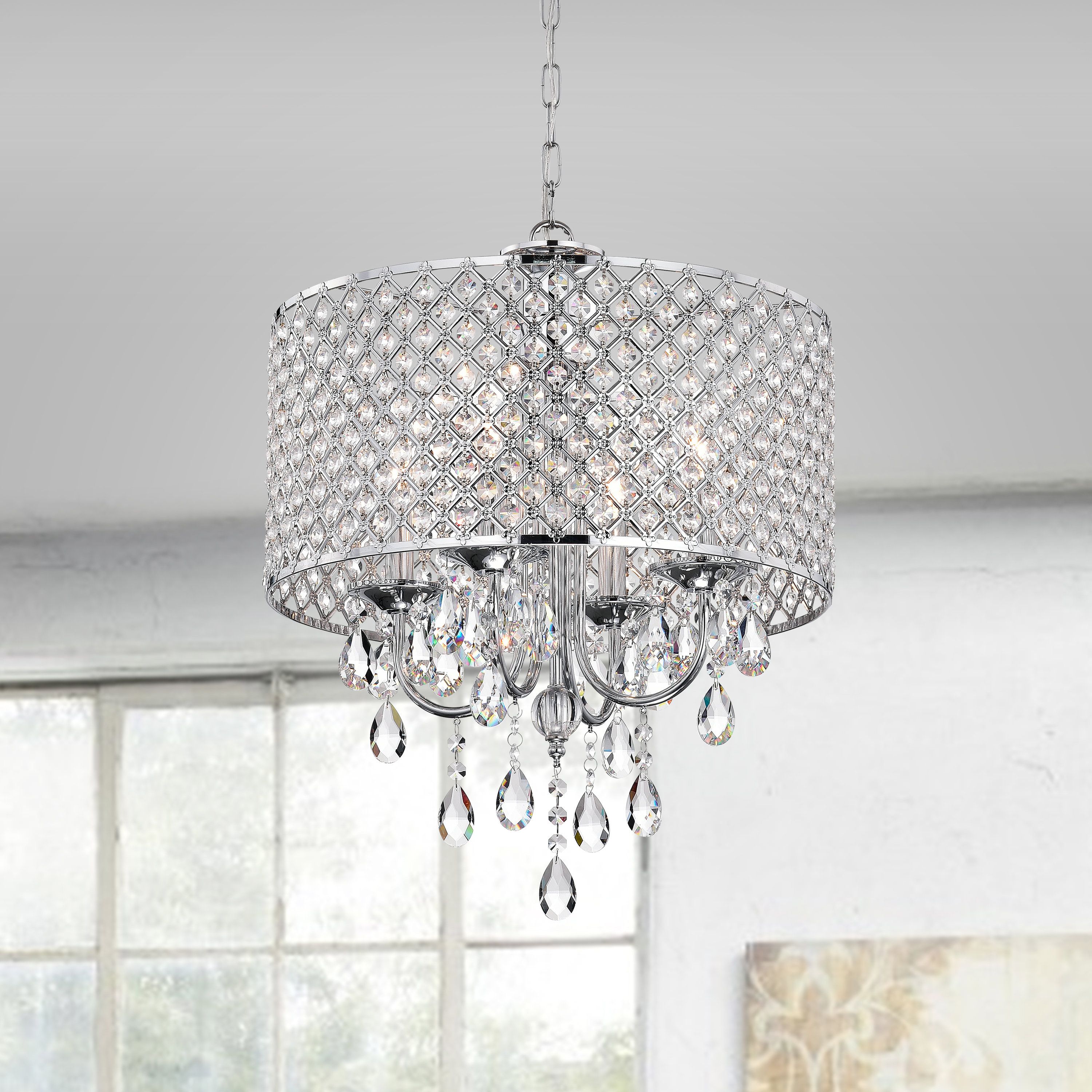 Best And Newest Aldgate 4 Light Crystal Chandelier Regarding Aldgate 4 Light Crystal Chandeliers (View 1 of 20)