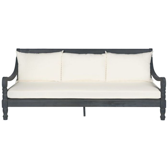 Best And Newest Ellanti Teak Patio Daybeds With Cushions Inside Roush Teak Patio Daybed With Cushions (View 10 of 20)