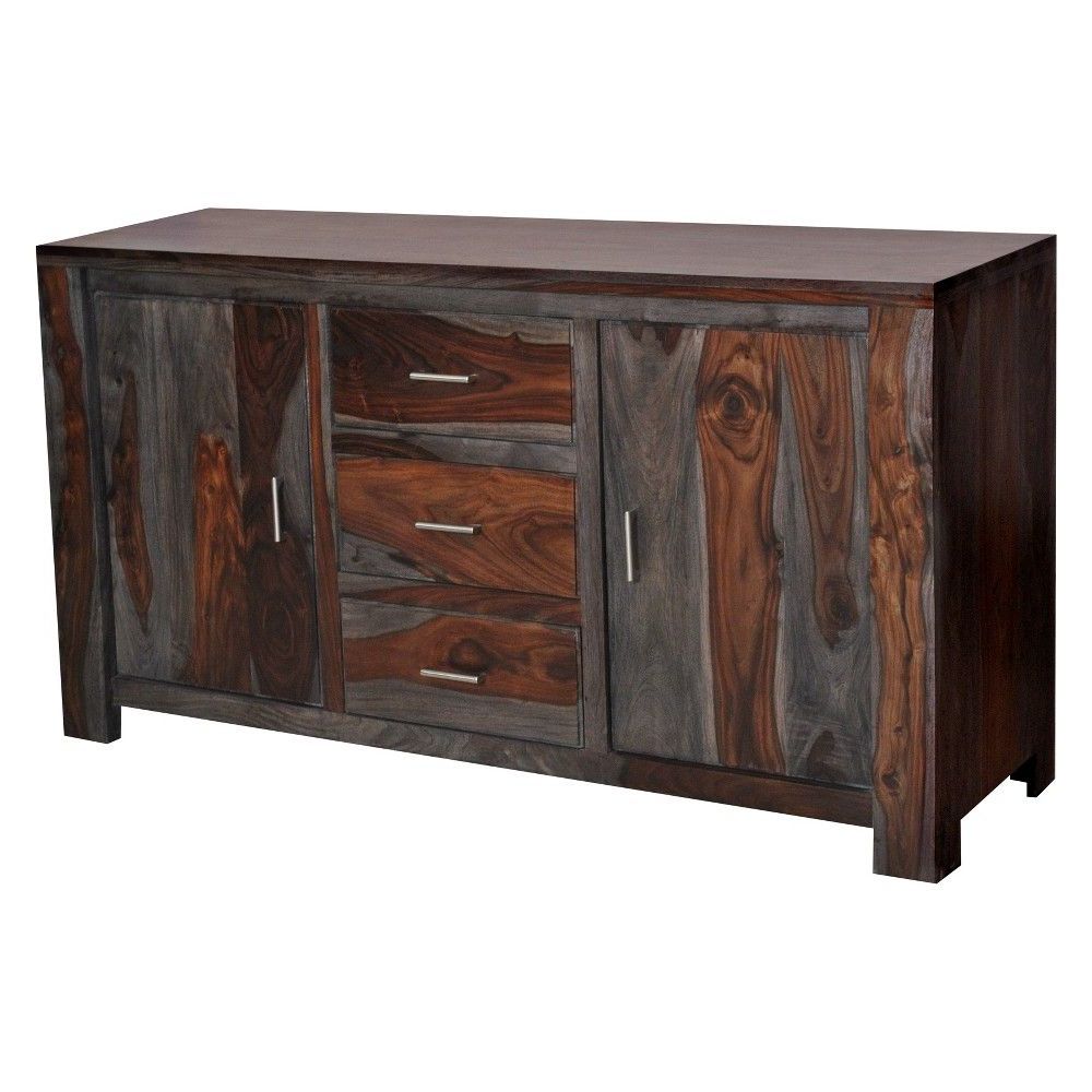 Christopher Knight Home Grayson Sheesham Storage Sideboard For 2019 Drummond 3 Drawer Sideboards (View 7 of 20)