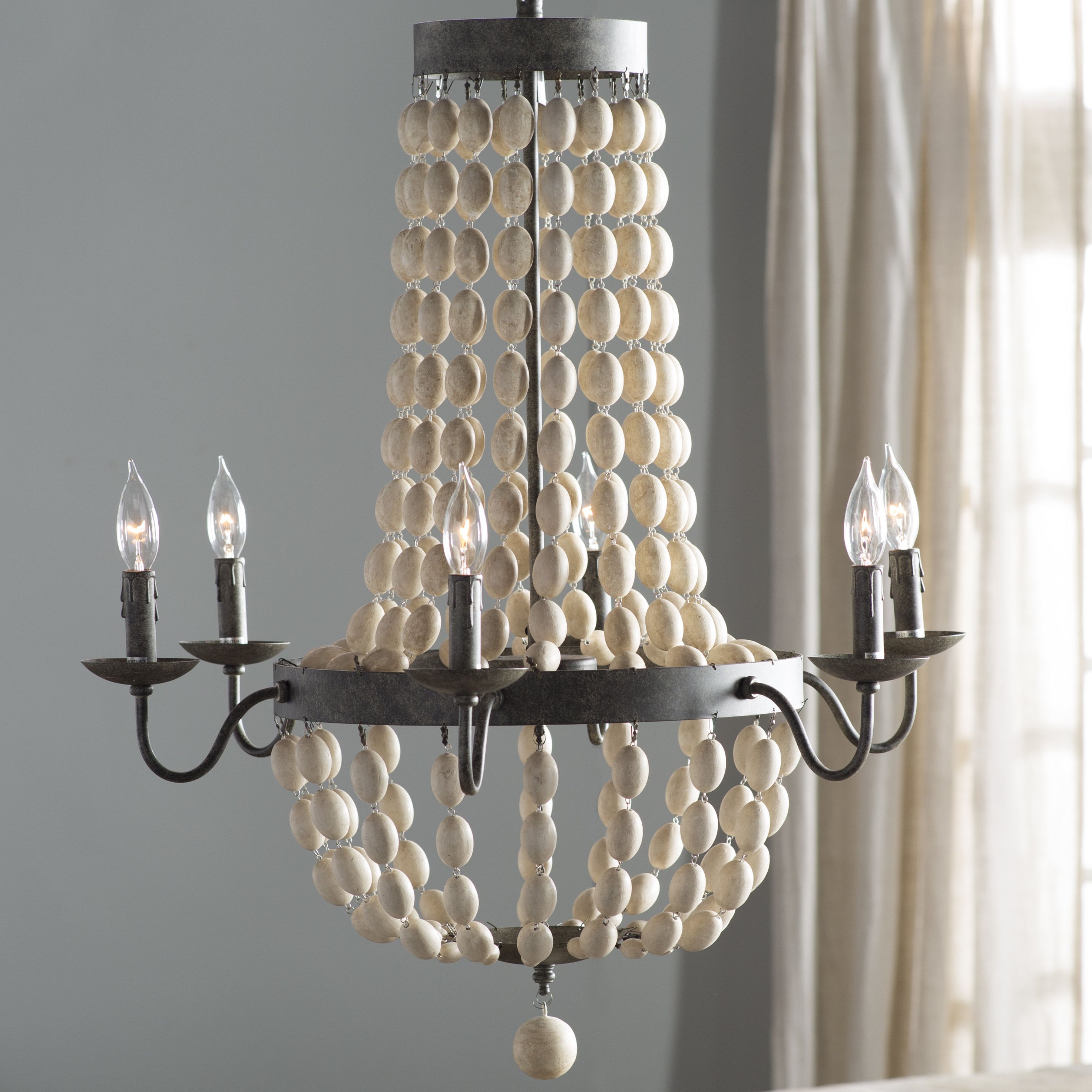 Fashionable Bargas 6 Light Empire Chandelier Inside Ladonna 5 Light Novelty Chandeliers (View 16 of 20)