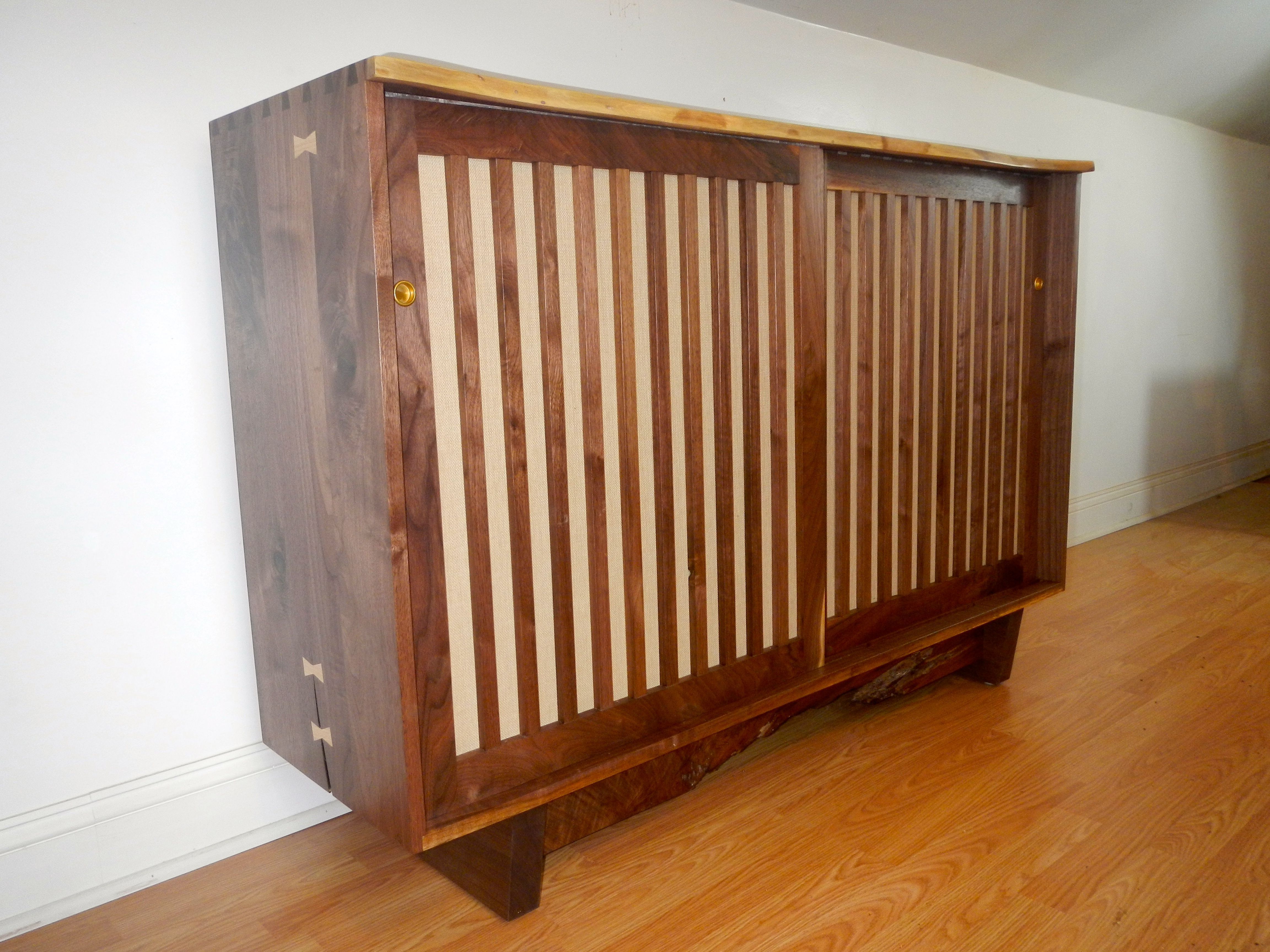Fashionable Stephen Credenzas For Handmade George Nakashima Style Live Edge Sideboard (View 20 of 20)