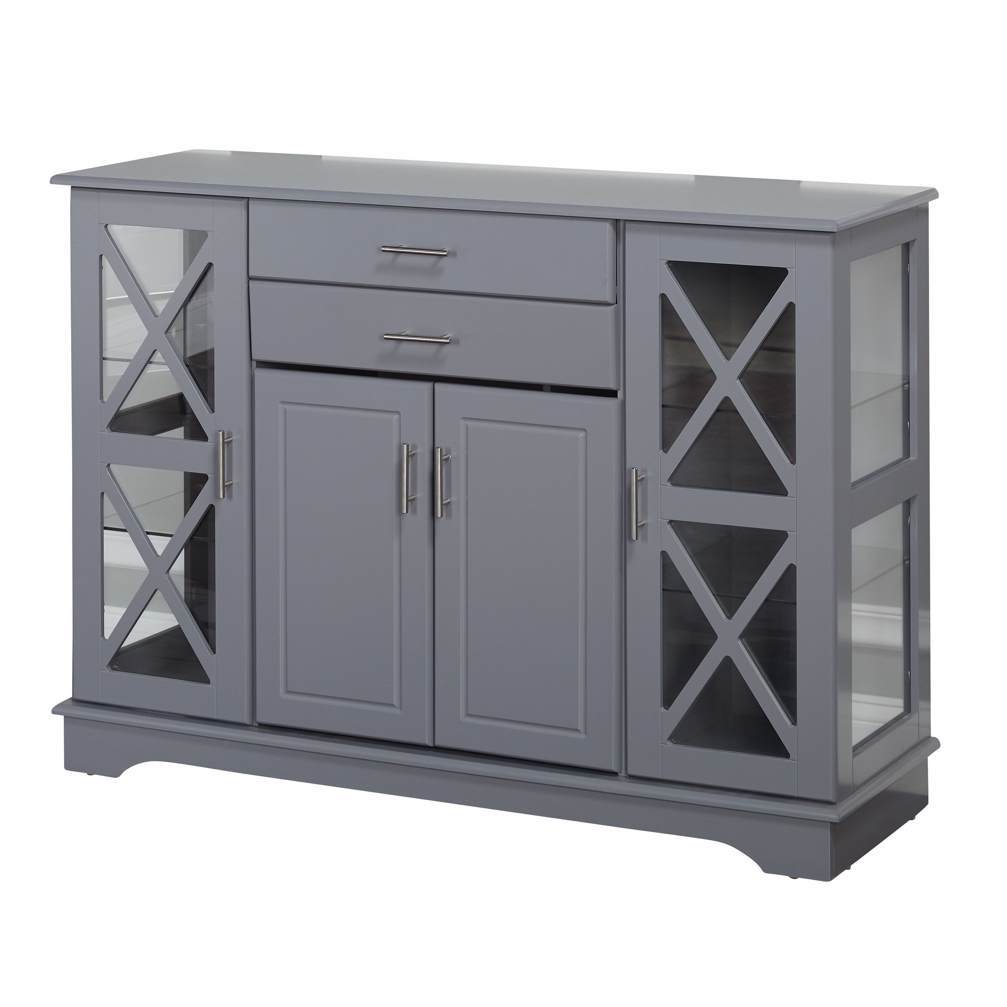 Favorite Kratz Sideboards With Farmhouse & Rustic Glass Doors Sideboards & Buffets (View 11 of 20)