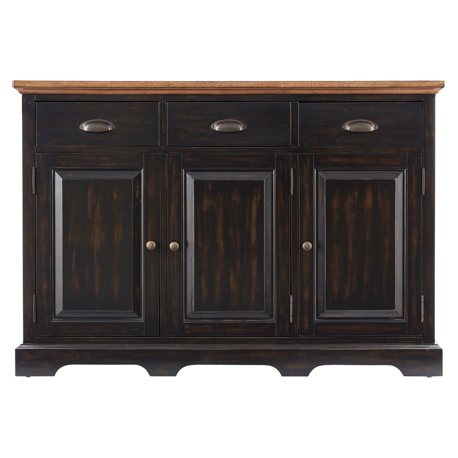 Fortville Sideboards Within Most Up To Date Weston Home 3 Door Server (View 9 of 20)