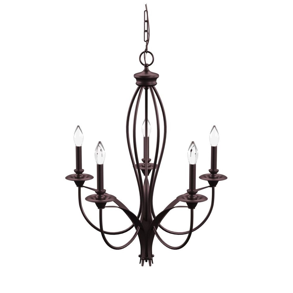 Gaines 9 Light Candle Style Chandeliers With Widely Used Tarres 5 Light Candle Style Chandelier (View 12 of 20)
