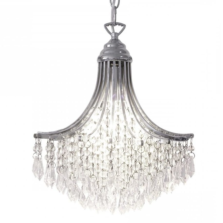 Most Popular Suri Light Pendant Crystal Polished Chrome P55375 Image Intended For Bodalla 1 Light Single Dome Pendants (View 17 of 20)
