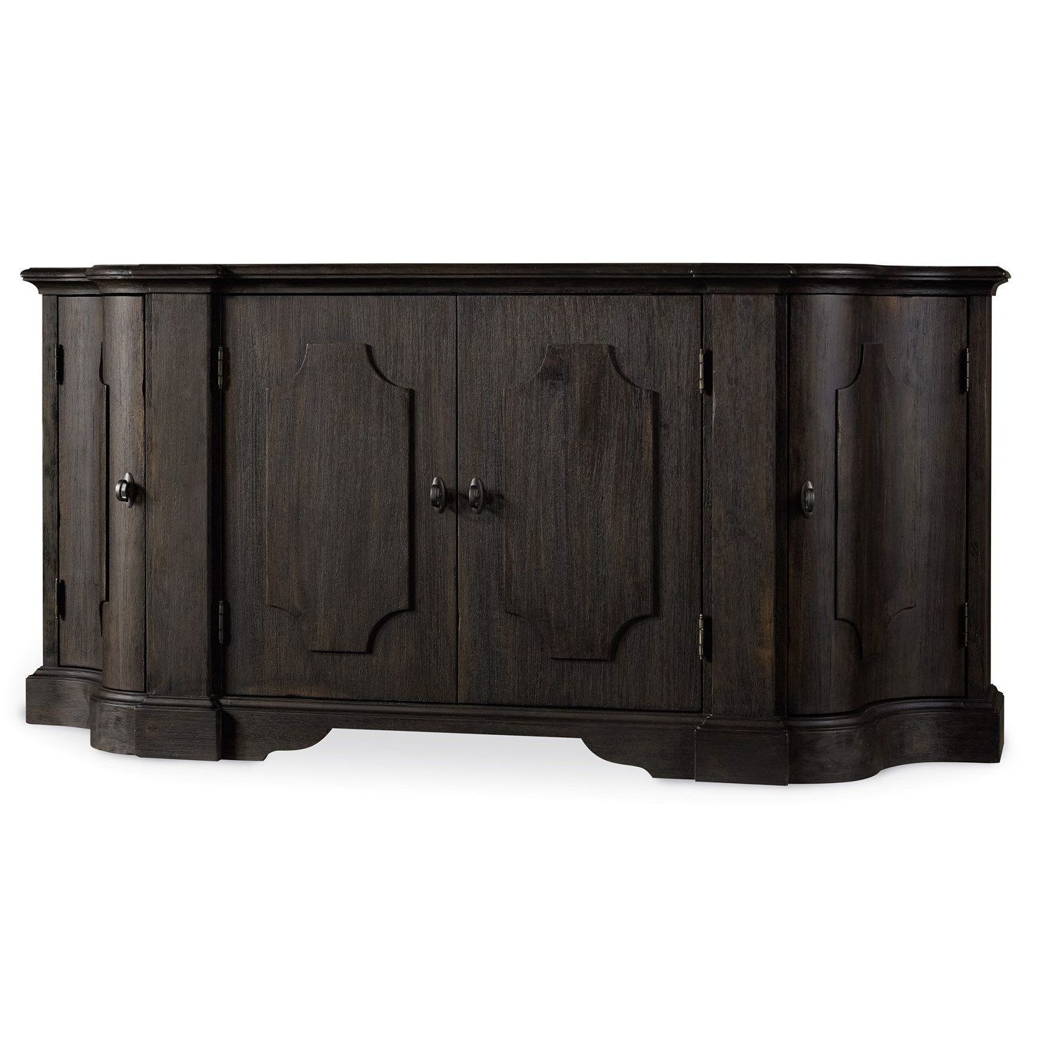 Most Recent Hewlett Sideboards For Hooker Furniture 5280 75900 Corsica Credenza In Dark Wood (View 17 of 20)