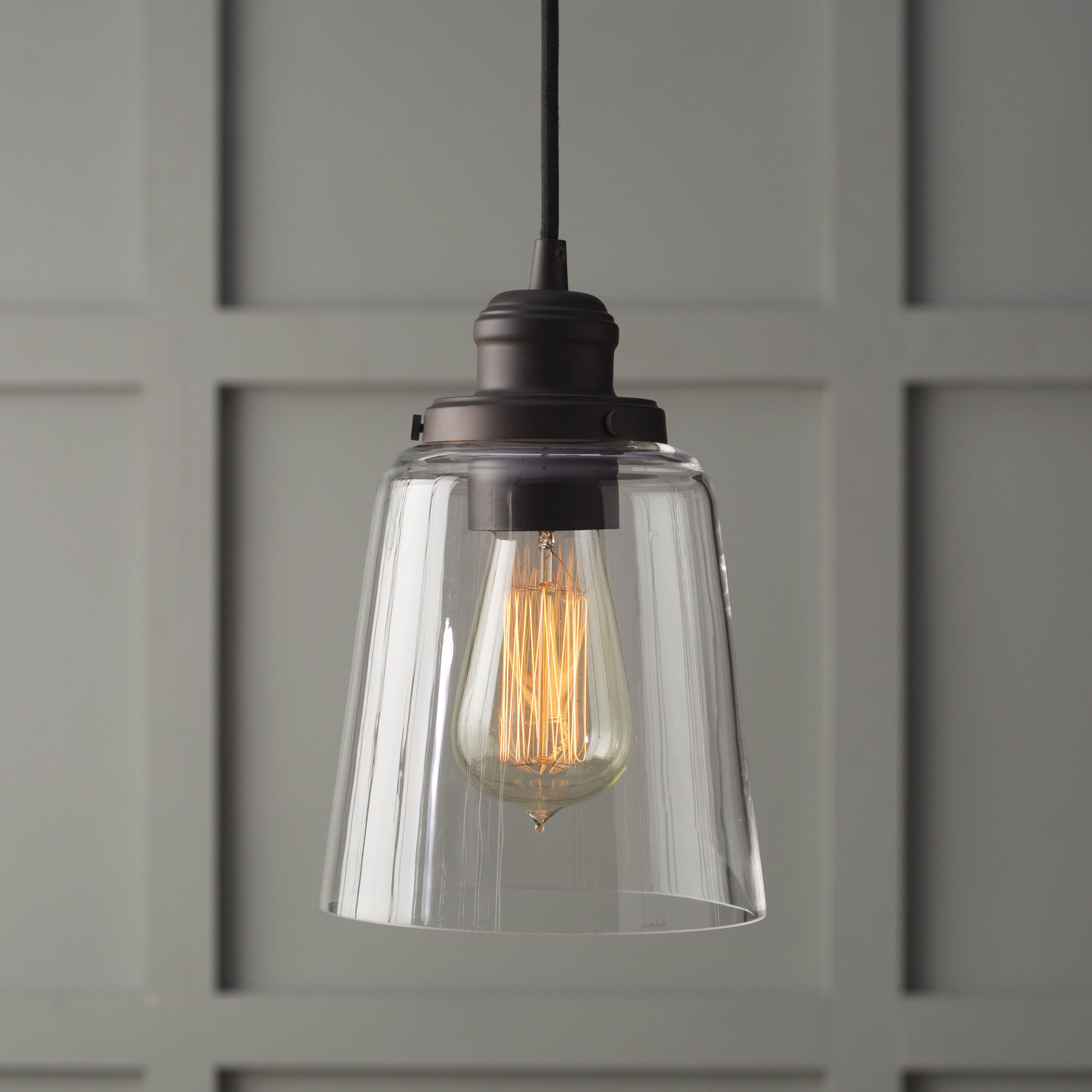Most Recent Moyer 1 Light Single Cylinder Pendants Within 1 Light Single Bell Pendant (View 17 of 20)