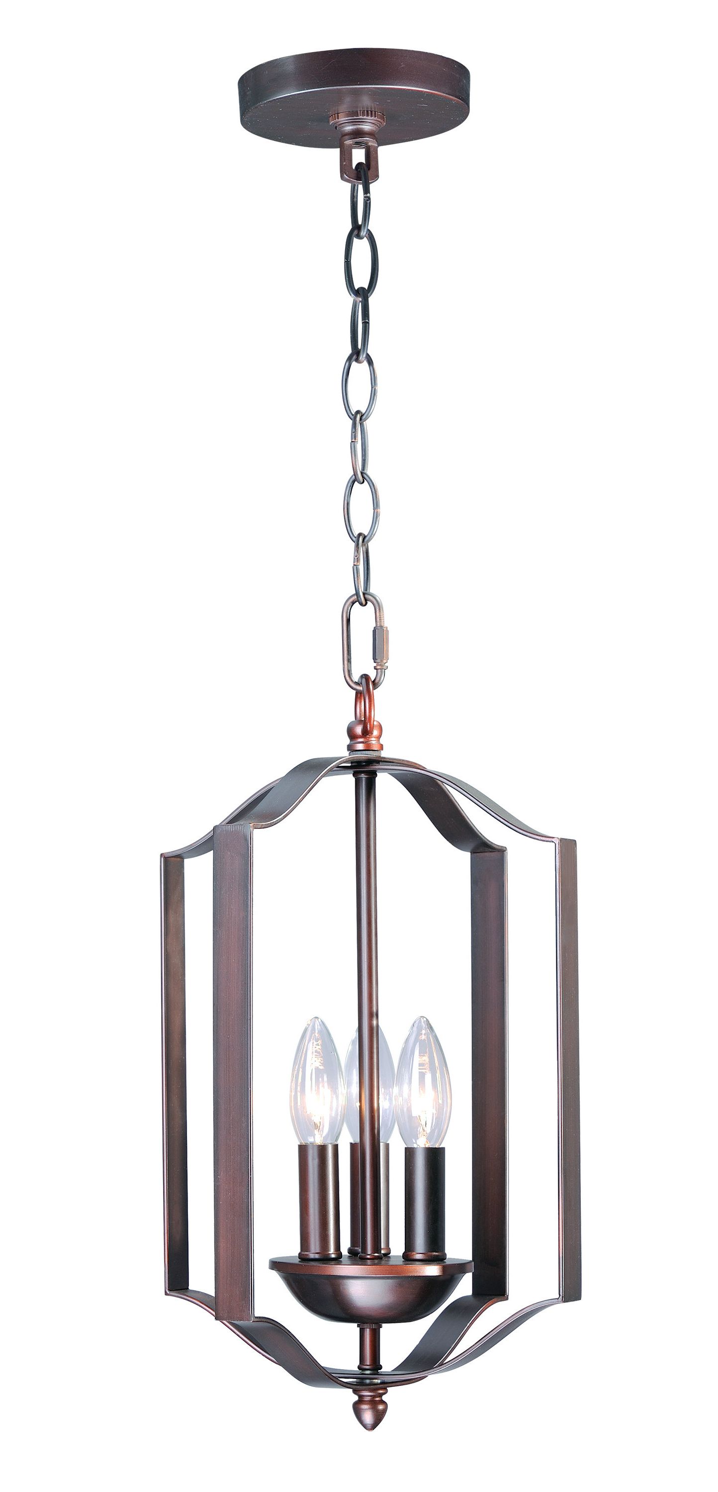 Most Up To Date Mielke 3 Light Lantern Pendent With Regard To Leiters 3 Light Lantern Geometric Pendants (View 5 of 20)