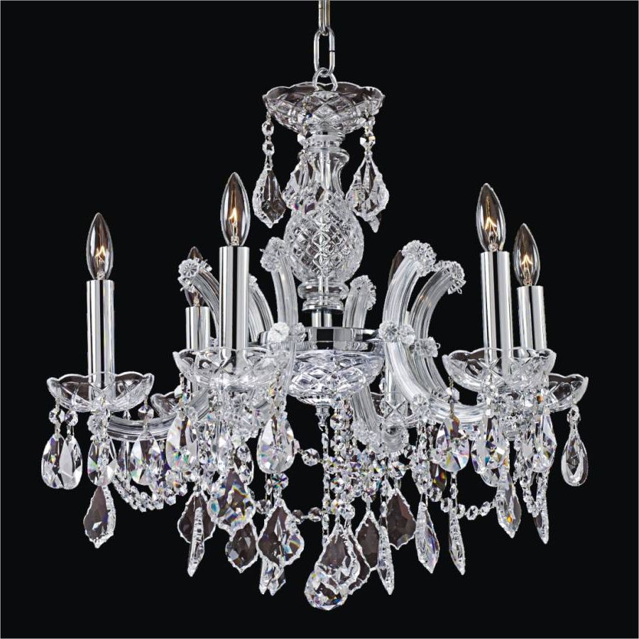 Newest Thresa 5 Light Shaded Chandeliers With Regard To Maria Theresa 561ld Leaf Prism Chandeliers (View 18 of 20)
