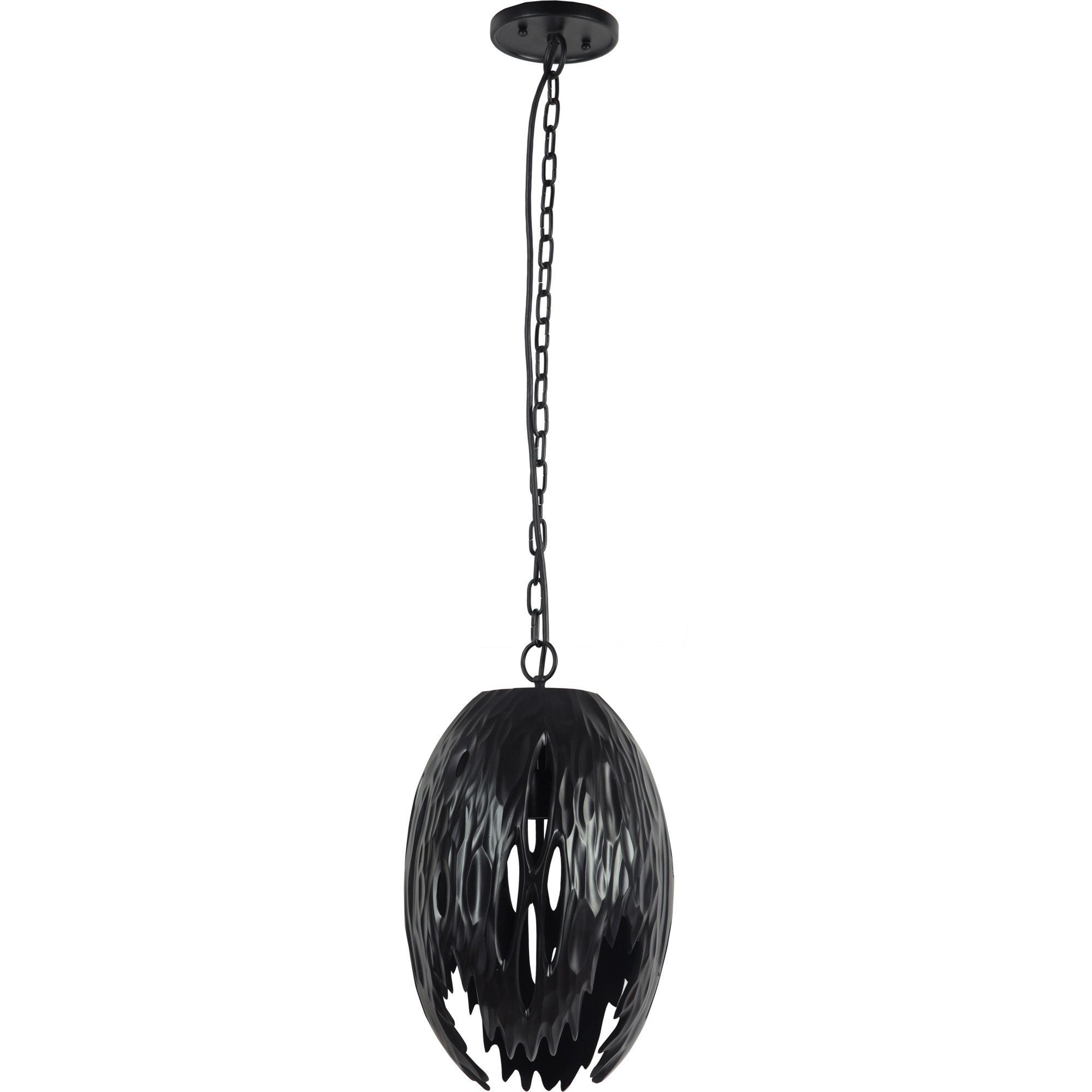 Pinedo Cocoon Metal 1 Light Novelty Pendant Pertaining To Fashionable Rossi Industrial Vintage 1 Light Geometric Pendants (View 4 of 20)