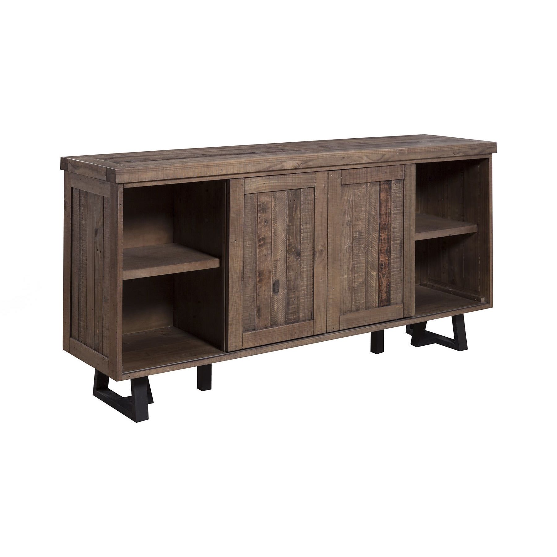Popular Alpine Prairie Sideboard With Wine Holder With Remington Sideboards (View 17 of 20)