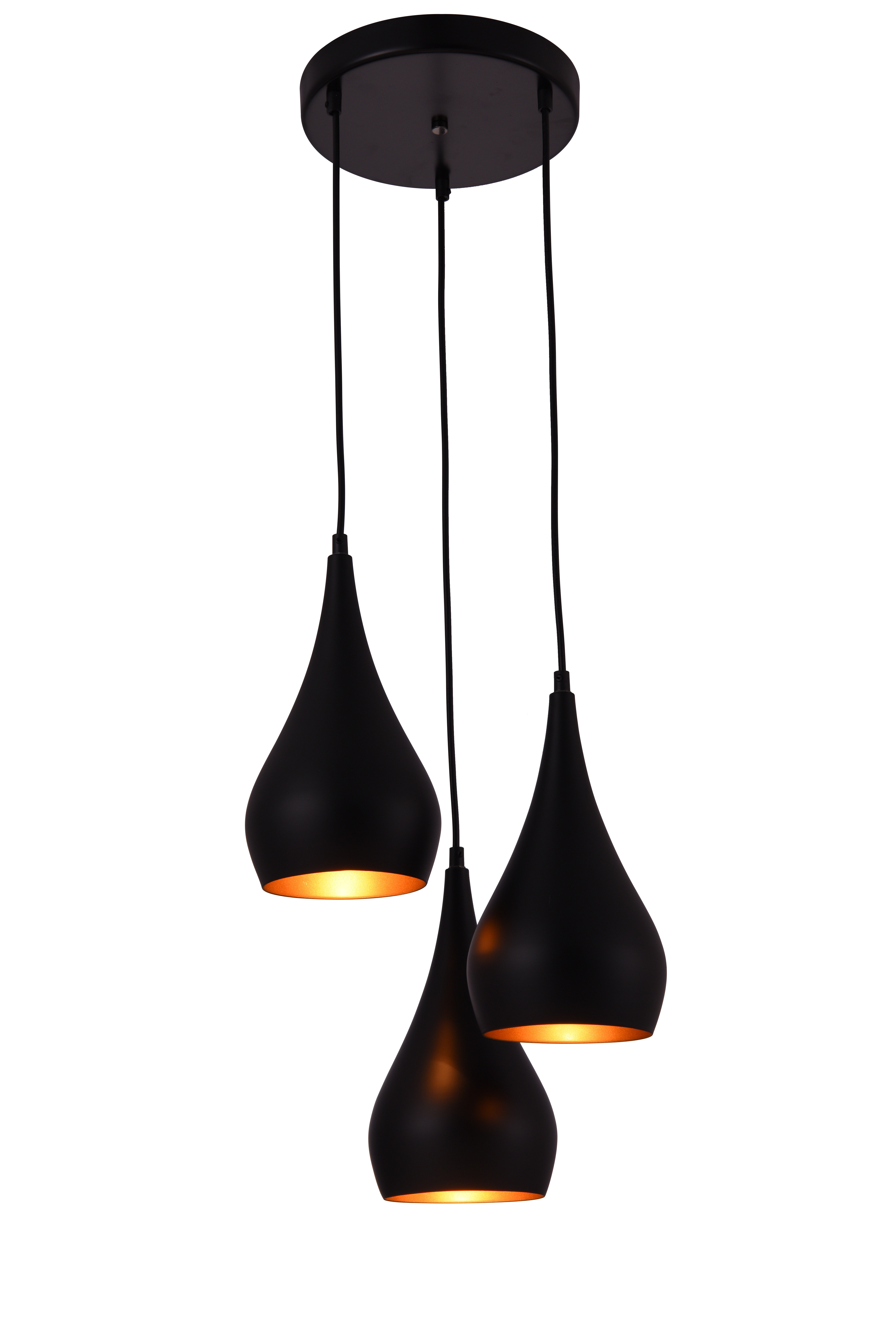 Popular Berenice 3 Light Cluster Teardrop Pendants In Berenice 3 Light Cluster Teardrop Pendant (Photo 1 of 20)