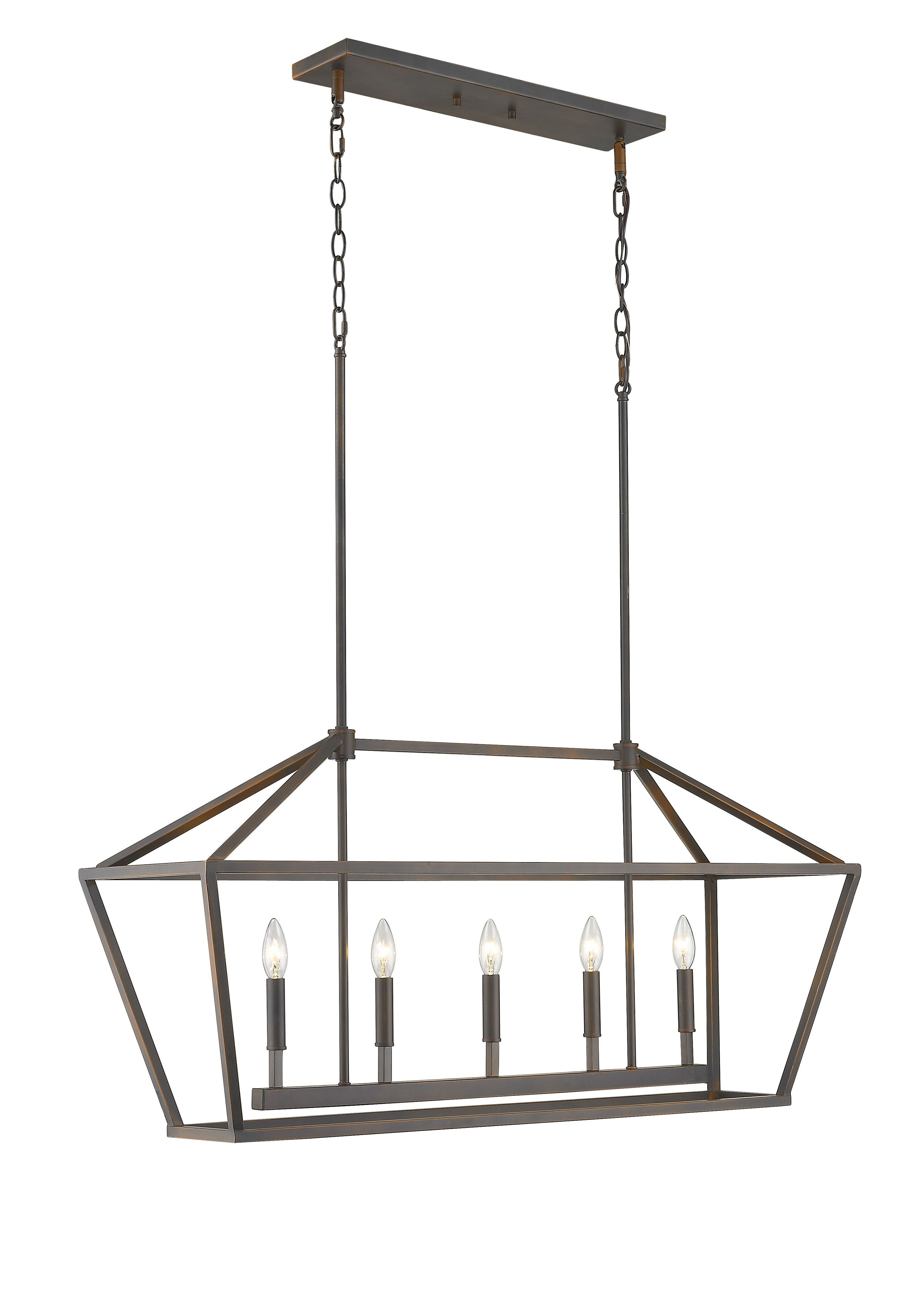 Popular Freemont 5 Light Kitchen Island Linear Chandeliers For Freemont 5 Light Kitchen Island Linear Chandelier (Photo 1 of 20)