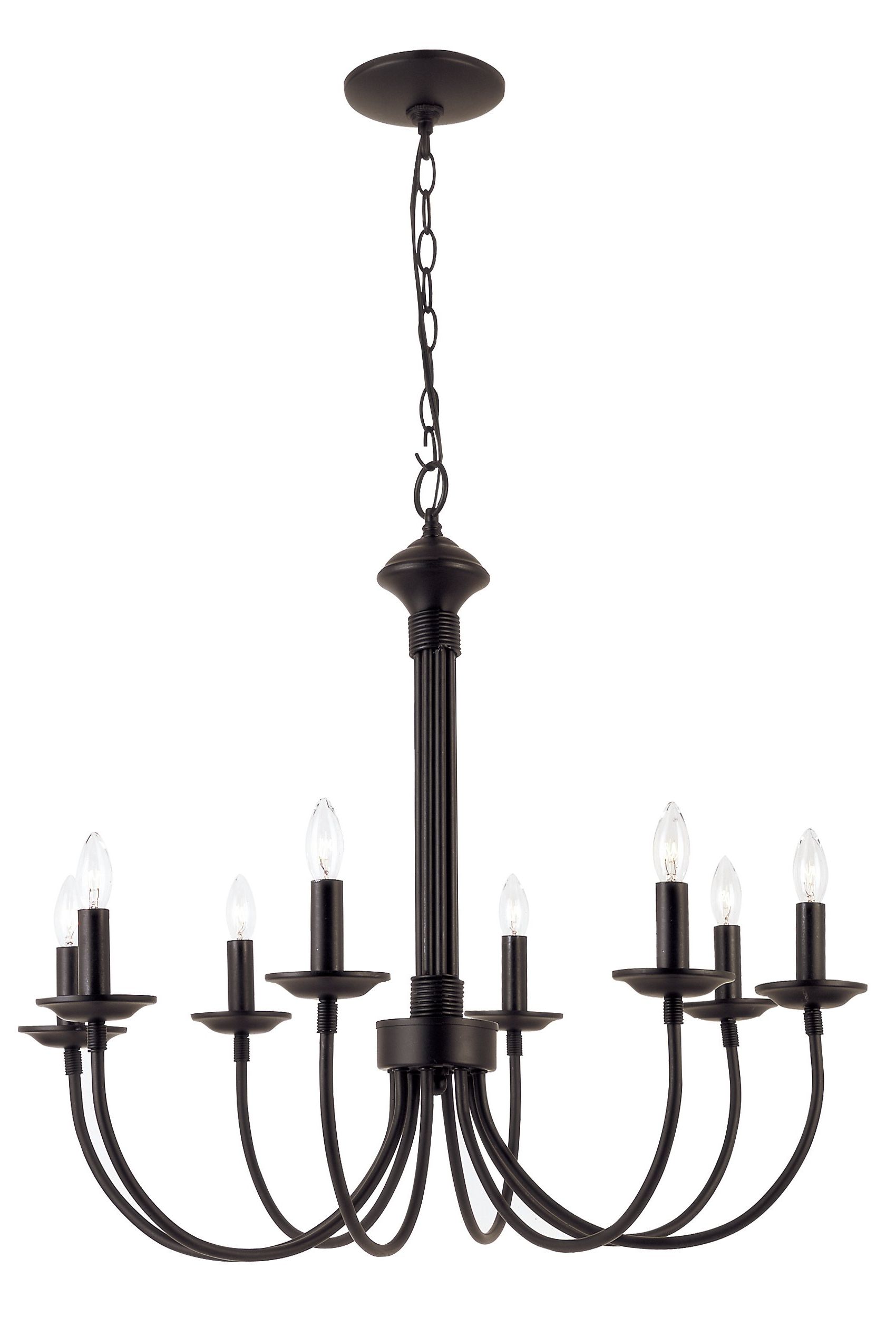 Shaylee 8 Light Candle Style Chandelier Pertaining To Popular Giverny 9 Light Candle Style Chandeliers (View 13 of 20)
