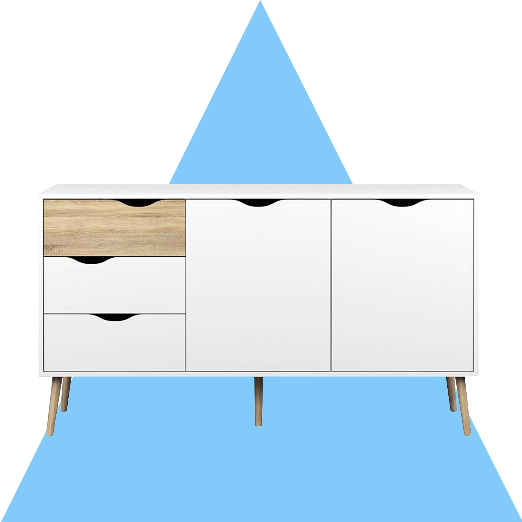 Trendy Dowler 2 Drawer Sideboards Pertaining To Dowler 2 Drawer Sideboard (View 2 of 20)