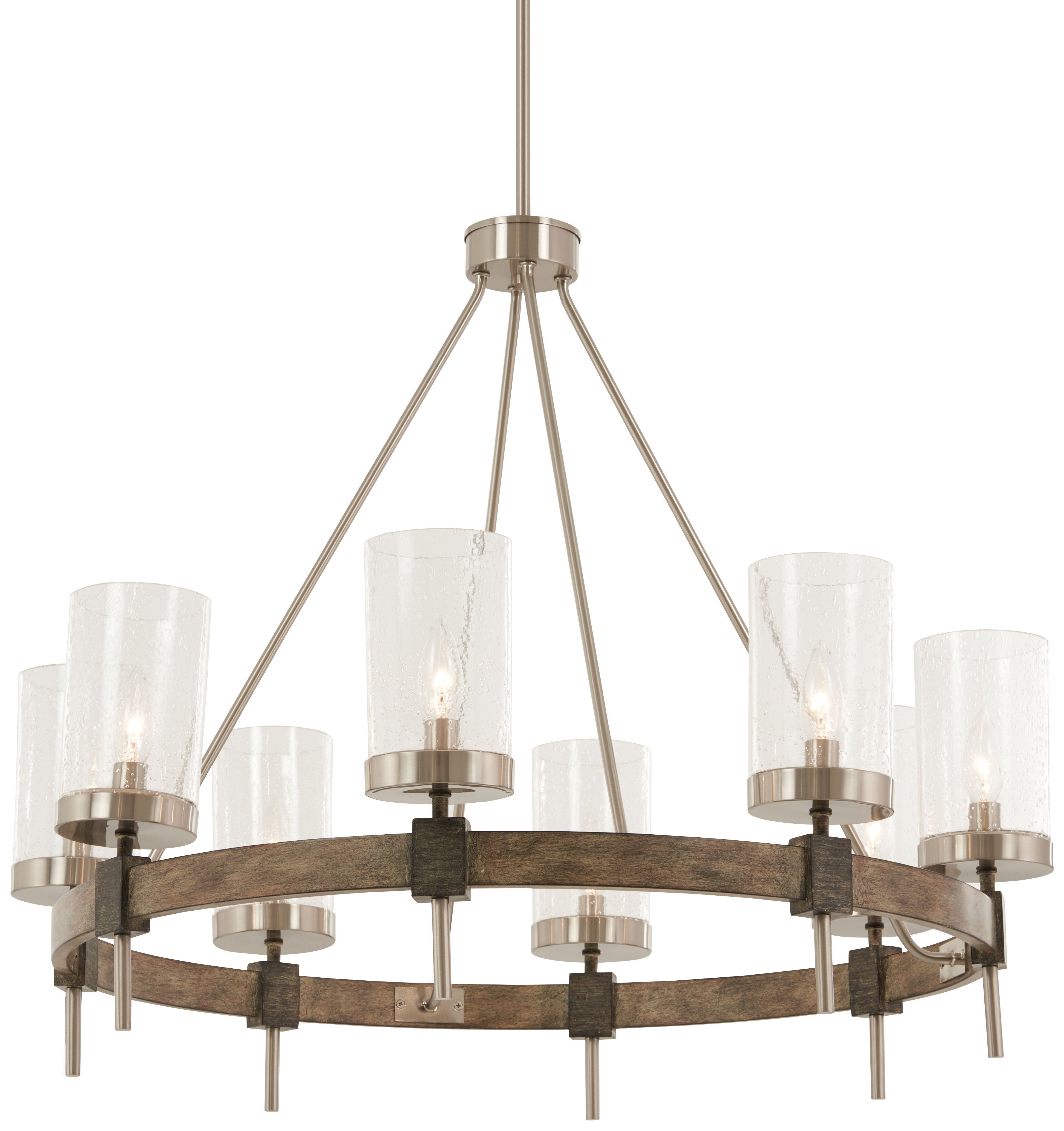Trendy Shaylee 8 Light Candle Style Chandeliers Within Liska 8 Light Candle Style Chandelier (View 10 of 20)