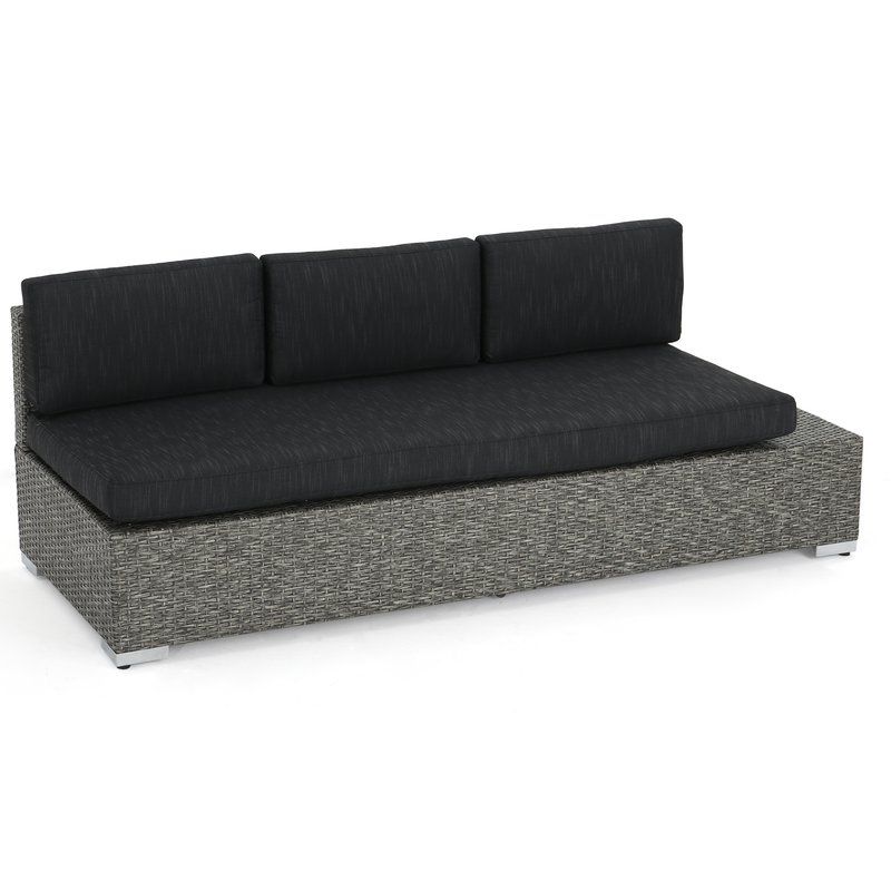 Widely Used Yoselin Patio Sofas With Cushions Throughout Furst Patio Sofa With Cushion (View 15 of 20)