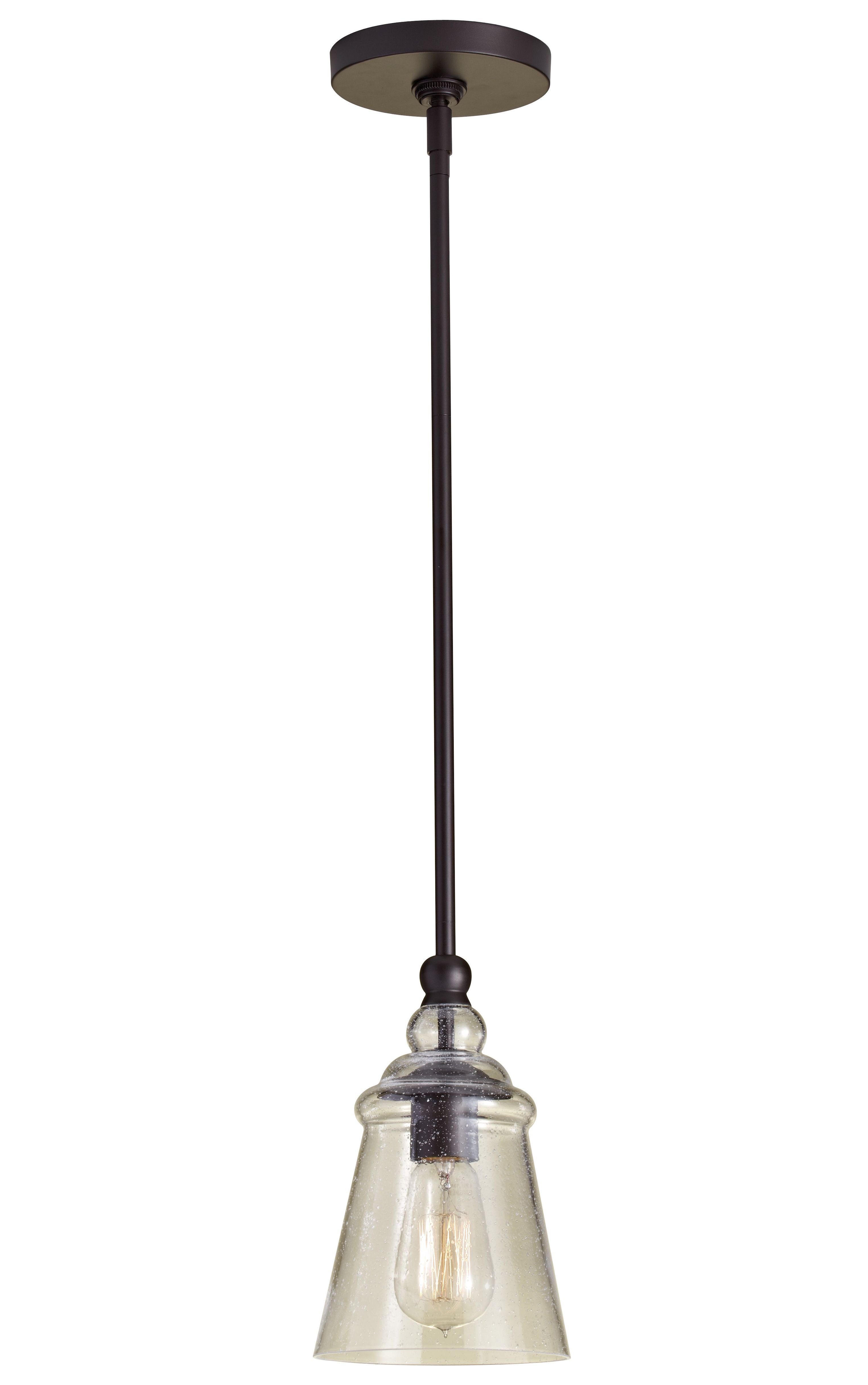 1 Light Single Bell Pendants Inside Well Known Sargent 1 Light Single Bell Pendant (View 2 of 20)