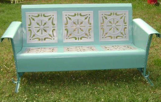1960's Porch Glider – Absolutely The Best Piece Of Furniture Inside Preferred Metal Retro Glider Benches (View 1 of 20)