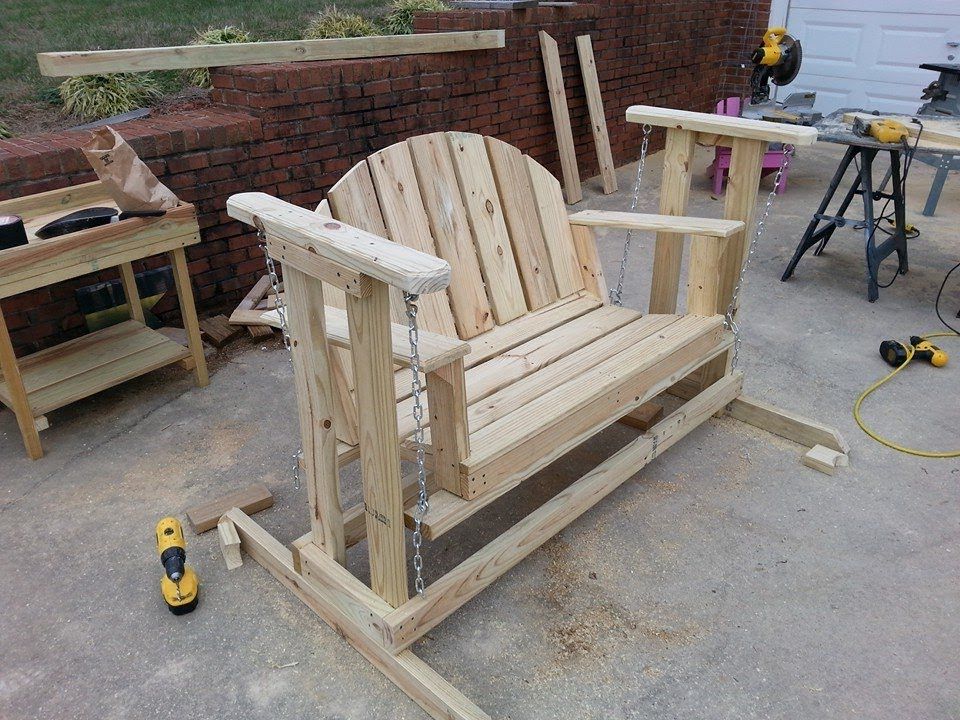 Most Up To Date Hardwood Porch Glider Benches Intended For How To Build A Porch Swing Glider (View 19 of 20)