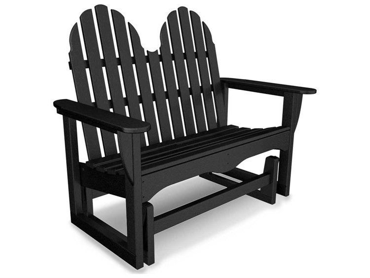 Featured Photo of 2024 Best of Classic Adirondack Glider Benches