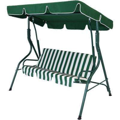 Popular Attached Ties – Porch Swings – Patio Chairs – The Home Depot With Regard To 2 Person Adjustable Tilt Canopy Patio Loveseat Porch Swings (View 11 of 20)