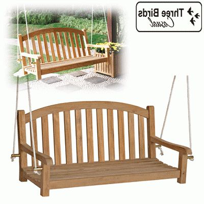 Preferred Teak Porch Swings Pertaining To Order Teak Porch Swing From Shop Nc (View 4 of 20)