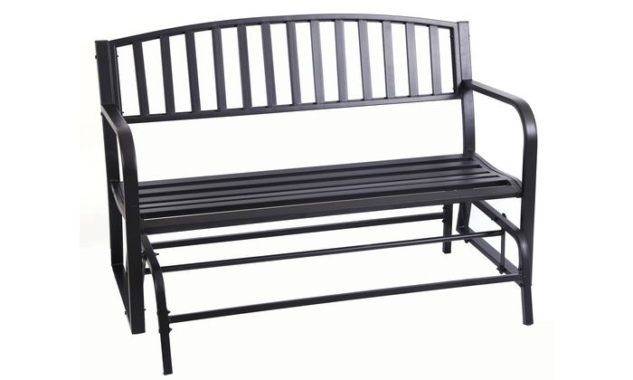 [%up To 23% Off On Black Steel Patio Garden Park | Groupon With Regard To Favorite Black Steel Patio Swing Glider Benches Powder Coated|black Steel Patio Swing Glider Benches Powder Coated Intended For Recent Up To 23% Off On Black Steel Patio Garden Park | Groupon|fashionable Black Steel Patio Swing Glider Benches Powder Coated With Up To 23% Off On Black Steel Patio Garden Park | Groupon|newest Up To 23% Off On Black Steel Patio Garden Park | Groupon Pertaining To Black Steel Patio Swing Glider Benches Powder Coated%] (View 1 of 20)