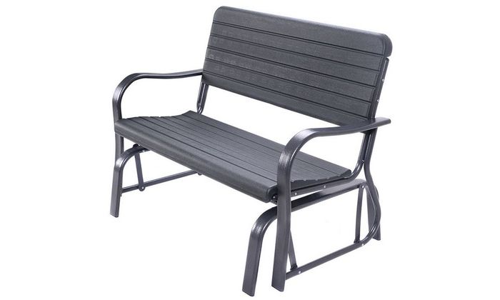 [%up To 64% Off On Outdoor Patio Swing Porch Roc | Groupon For 2020 Black Outdoor Durable Steel Frame Patio Swing Glider Bench Chairs|black Outdoor Durable Steel Frame Patio Swing Glider Bench Chairs With 2020 Up To 64% Off On Outdoor Patio Swing Porch Roc | Groupon|2020 Black Outdoor Durable Steel Frame Patio Swing Glider Bench Chairs Within Up To 64% Off On Outdoor Patio Swing Porch Roc | Groupon|favorite Up To 64% Off On Outdoor Patio Swing Porch Roc | Groupon Intended For Black Outdoor Durable Steel Frame Patio Swing Glider Bench Chairs%] (View 17 of 20)