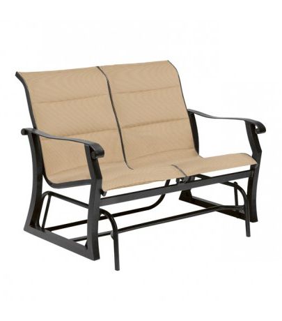 Woodard Cortland Padded Sling Double Glider With Regard To Most Current Padded Sling Double Glider Benches (View 6 of 20)