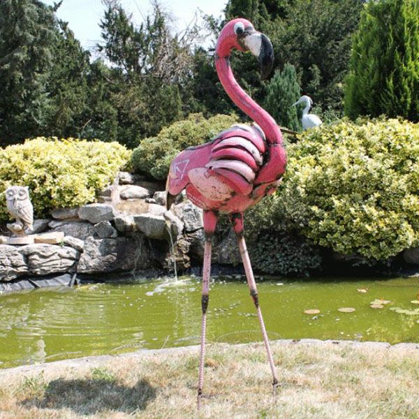 Flamingo Metal Garden Benches With Favorite Giant Pink Flamingo Party Ice Bucket Drinks Cooler Garden Ornament –  Recycled Metal (View 12 of 20)