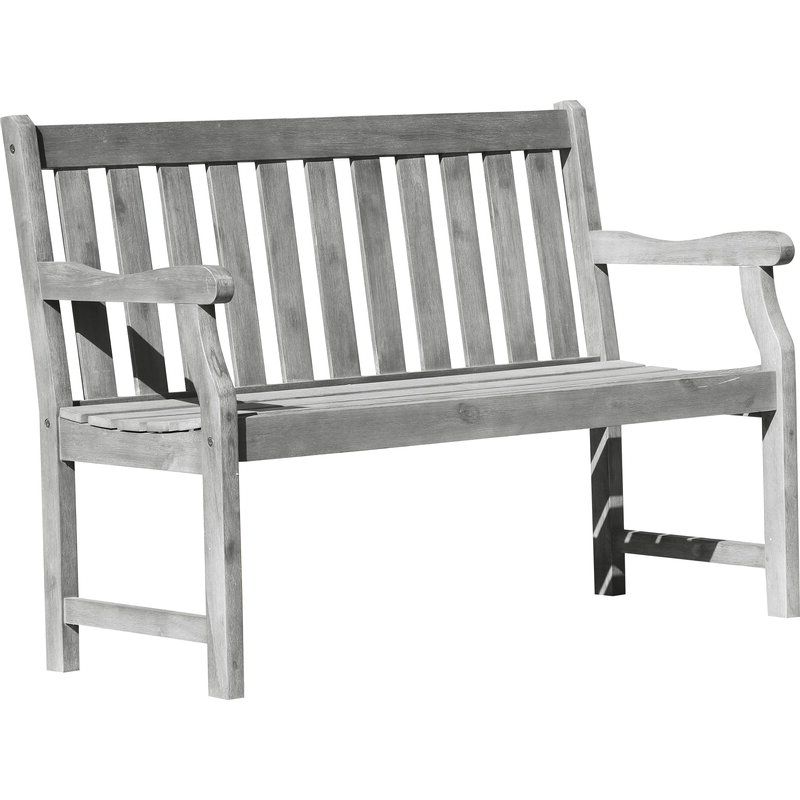Manchester Solid Wood Garden Benches For Current Manchester Solid Wood Garden Bench (View 1 of 20)
