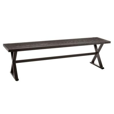 Pettit Steel Garden Benches Intended For Most Up To Date Steel – Outdoor Benches – Patio Chairs – The Home Depot (View 10 of 20)
