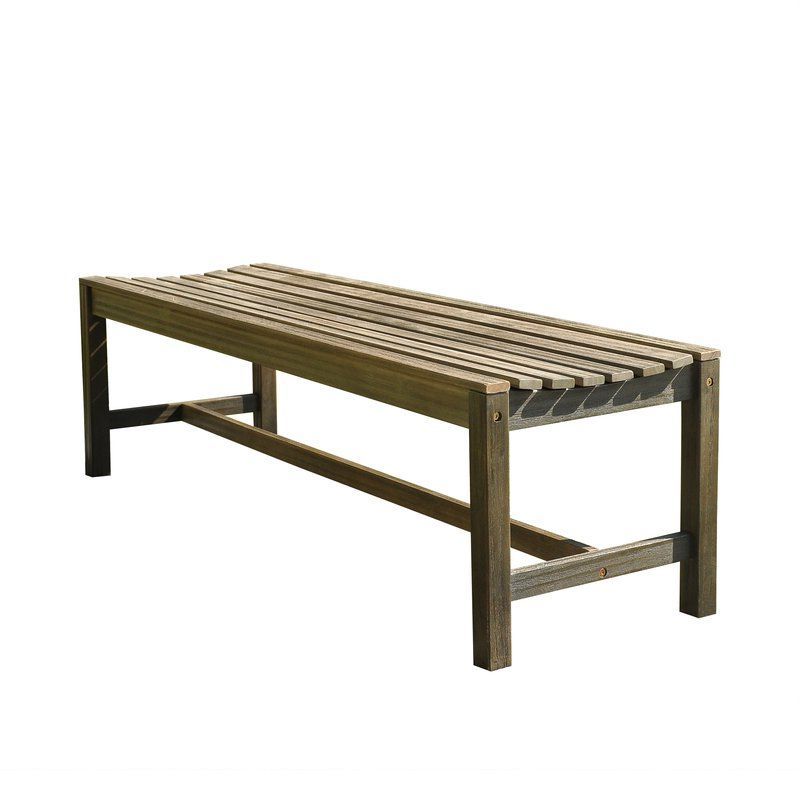 Wood Dining Bench Regarding Manchester Solid Wood Garden Benches (View 8 of 20)