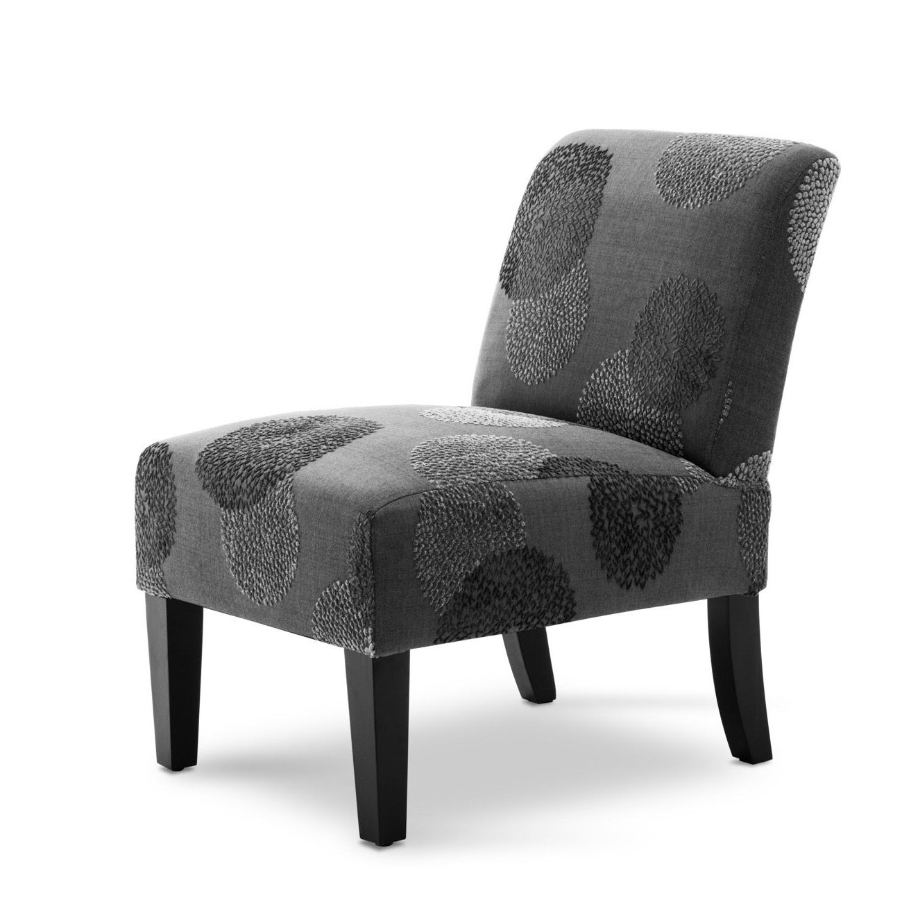 Armless Upholstered Slipper Chairs For Trendy Belleze Armless Contemporary Upholstered Single Curved Slipper Accent Chair  Living Room Bedroom (View 17 of 20)