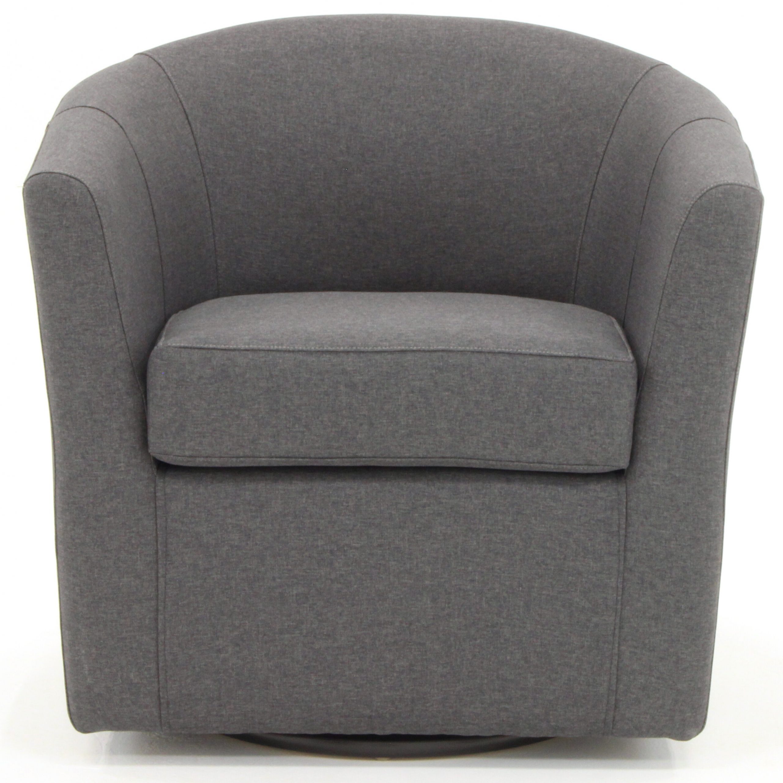 Ebern Designs Molinari Swivel Barrel Chair & Reviews (View 10 of 20)