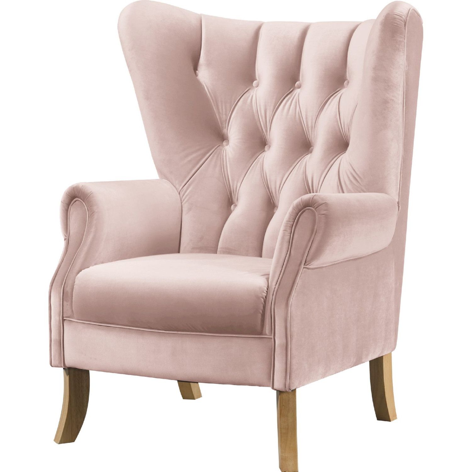 Fashionable Lauretta Velvet Wingback Chairs With Lauretta  (View 7 of 20)
