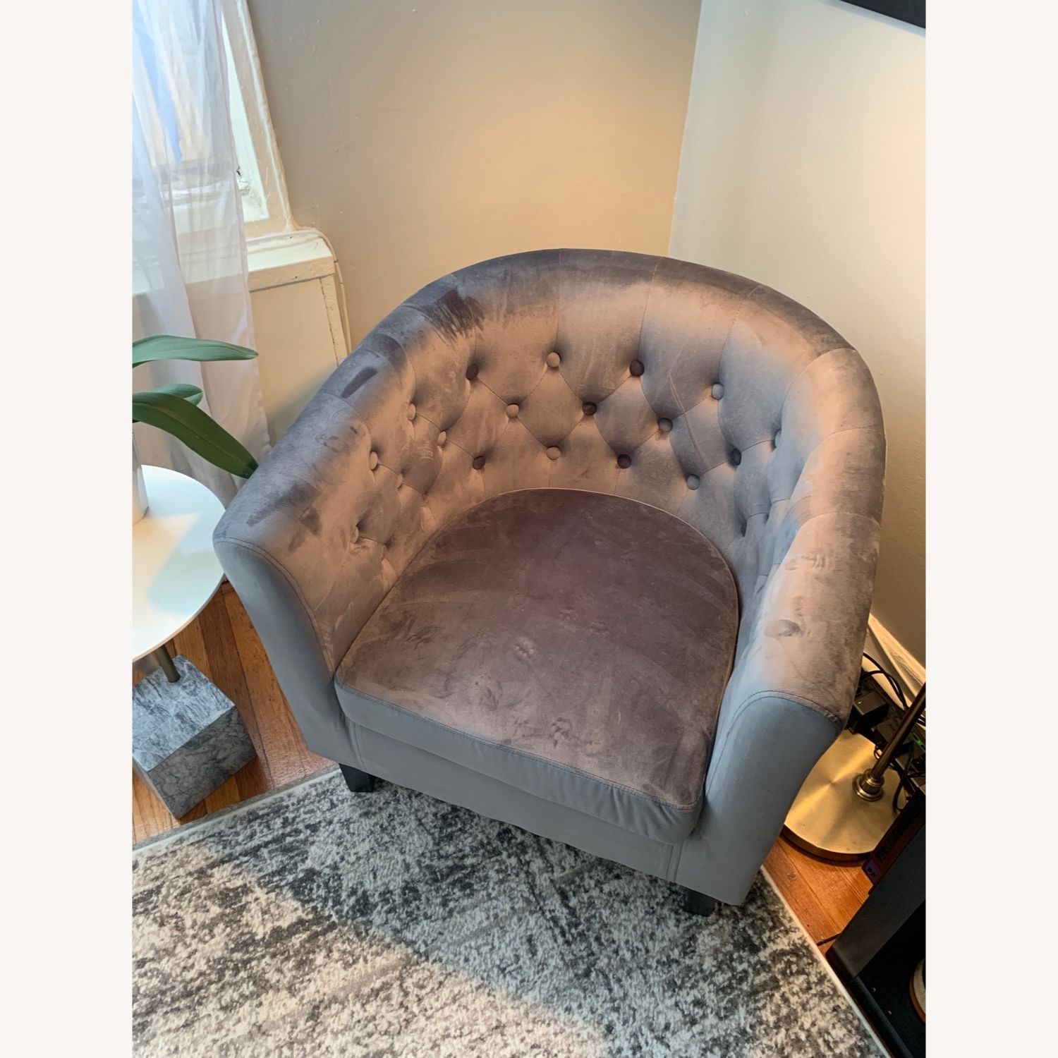 Favorite Wayfair Barrel Chair Grey Velvet Intended For Ziaa Armchairs (set Of 2) (View 17 of 20)