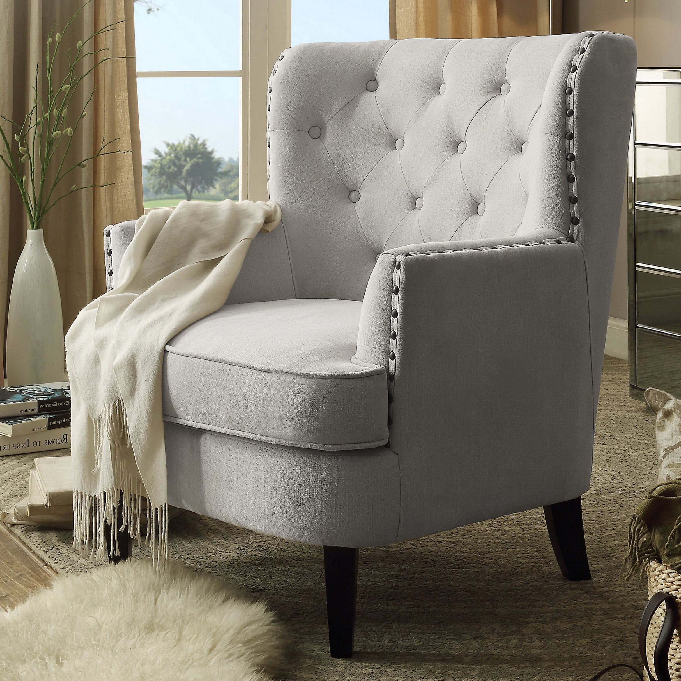 Lenaghan Wingback Chairs In Fashionable Lenaghan Wingback Chair (View 1 of 20)