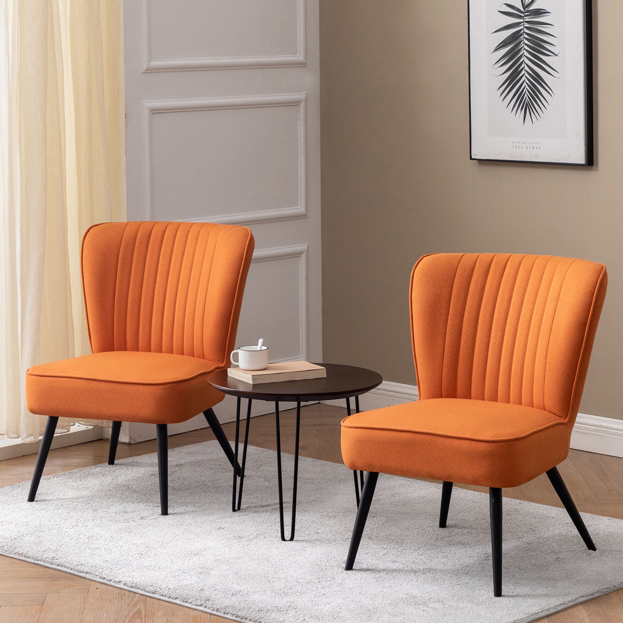 Modern & Contemporary Slipper Accent Chairs You'll Love In Intended For Widely Used Goodspeed Slipper Chairs (set Of 2) (View 4 of 20)