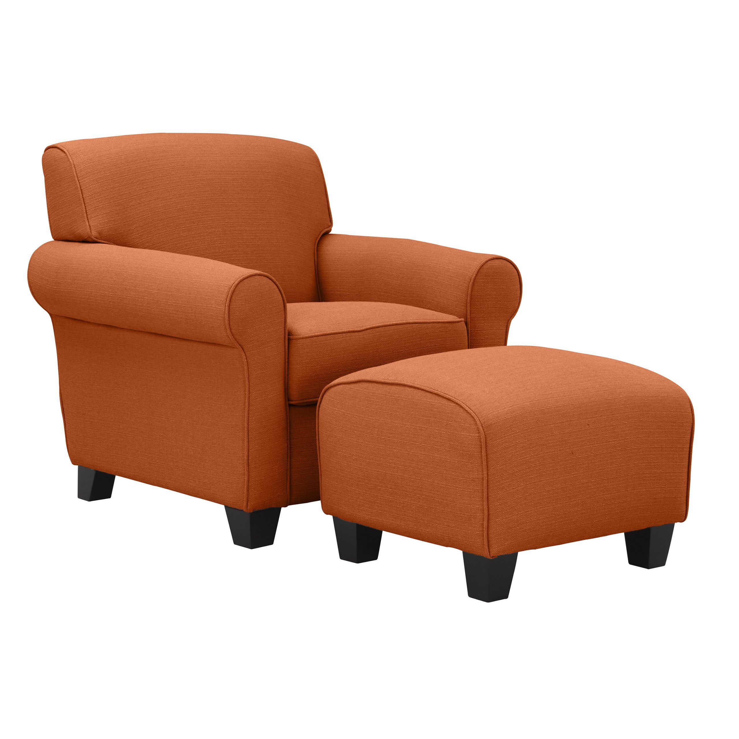 Most Recently Released Vineland Polyester Swivel Armchairs Inside Andover Mills Aine Armchair And Ottoman (View 10 of 20)