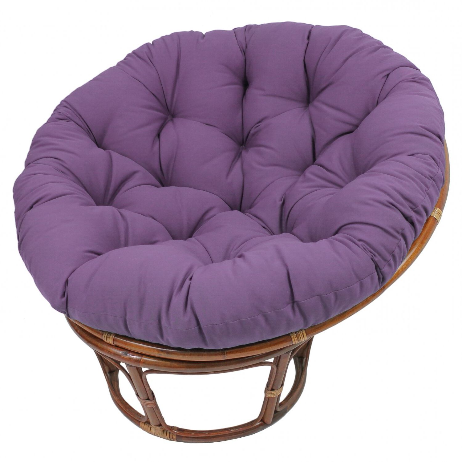 Orndorff Tufted Papasan Chairs In Best And Newest Purple Removable Cushions Accent Chairs You'll Love In  (View 4 of 20)